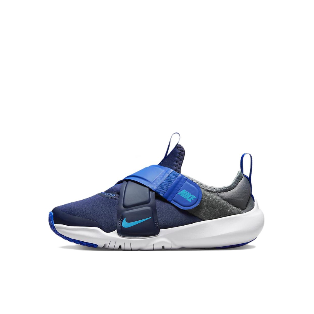 推荐商品：Nike  Flex Advance  网面透气 防滑耐磨 舒适轻便  运动鞋 儿童 小童/黑色/蓝色