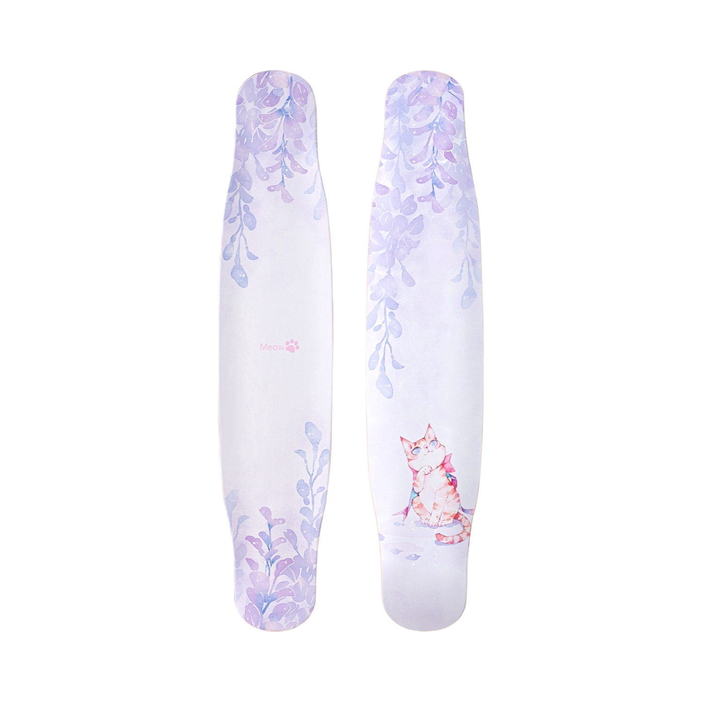 推荐商品：Rebirth longboard TRANGLE系列 紫喵BEAR 长板桥 刷街舞板 滑板 B-556 