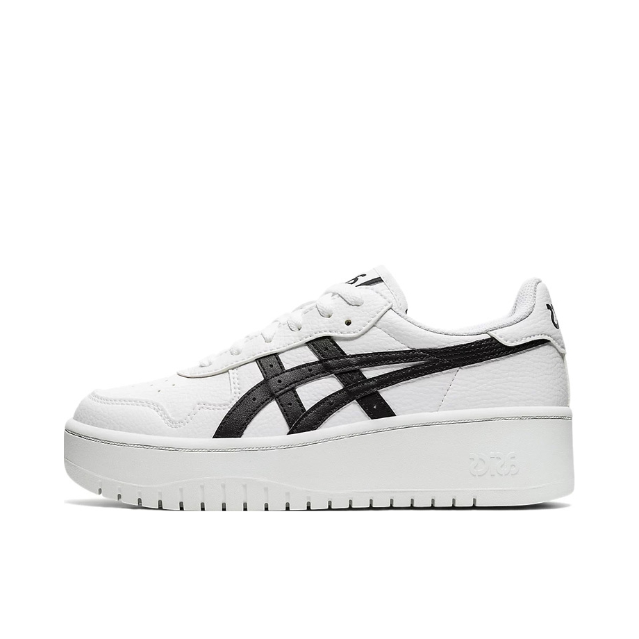 推荐商品：Asics/亚瑟士 Tiger Japan S PF 潮流复古 百搭时尚 防滑耐磨 网面透气 增高 休闲鞋 亮白/黑色