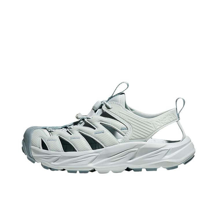 推荐商品：HOKA ONE ONE Hopara 防滑耐磨 减震回弹 防臭橡胶 拼接圆头 沙滩徒步 一脚蹬 溯溪鞋 户外鞋 灰蓝色/晶石蓝