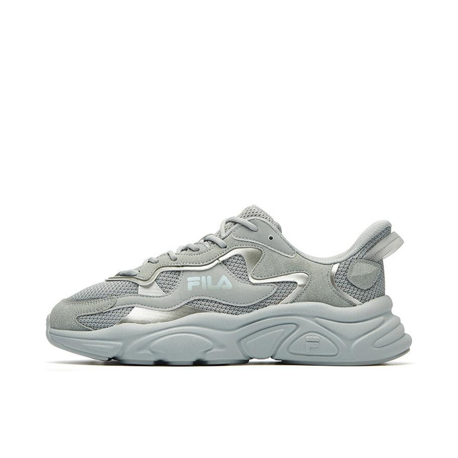推荐商品：FILA/斐乐 Mars 1 防滑耐磨 轻便回弹 网面透气 运动休闲鞋 灰/银