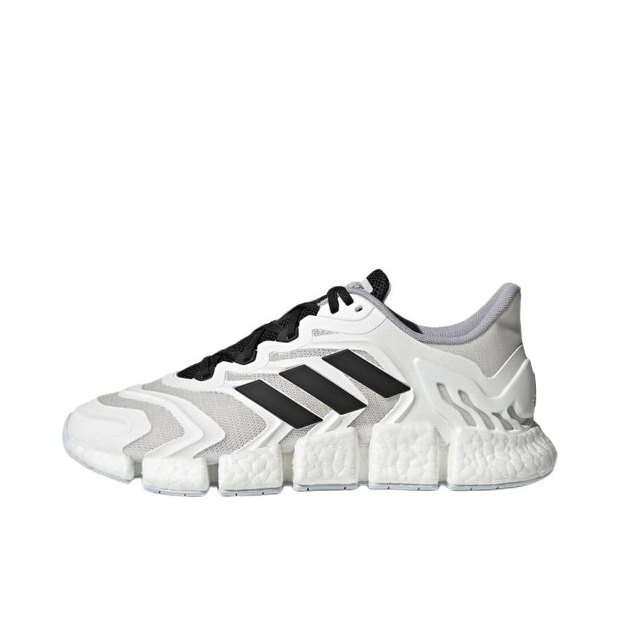推荐商品：adidas Climacool Vento 跑鞋 缓震回弹防滑耐磨轻便透气复古休闲织物轻运动 云白/黑色/晕银