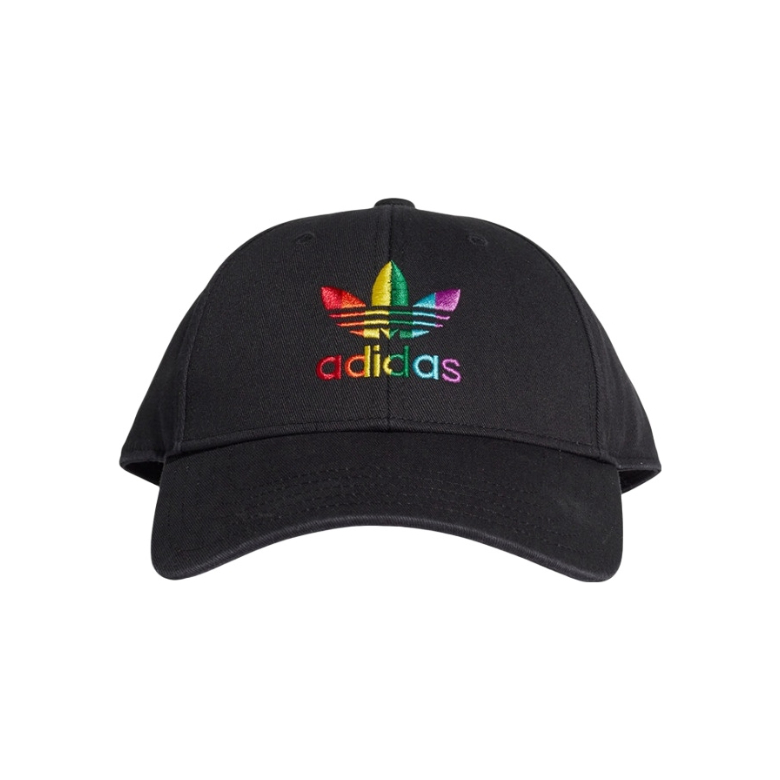 adidas Originals/三葉草 彩色刺繡LOGO休閑鴨舌帽 GP2594