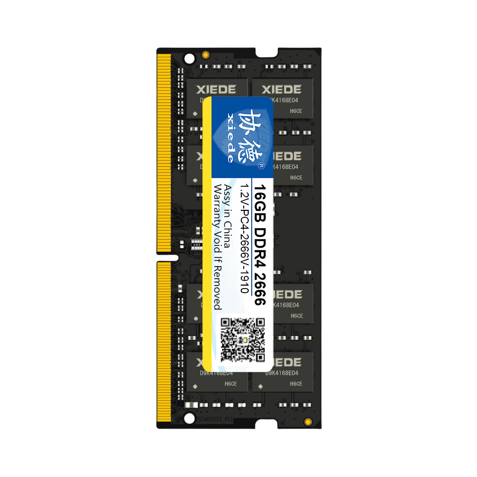 推荐商品：xiede/协德 DDR4 黑色 笔记本 普条 内存条 稳定耐用 广泛兼容