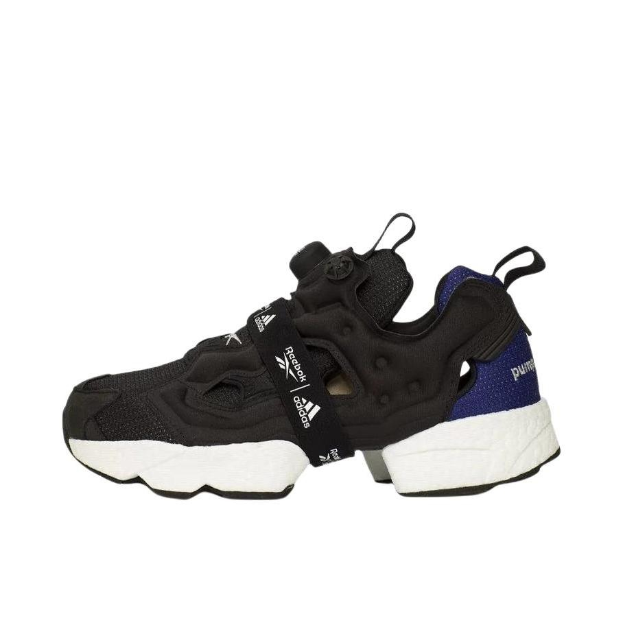 推荐商品：Reebok/锐步 Insta Pump Fury SMG 运动休闲鞋 舒适防滑耐磨减震回弹织物脚蹬合成革网布拼接圆头复古 OG Meets OG 联名/黄红