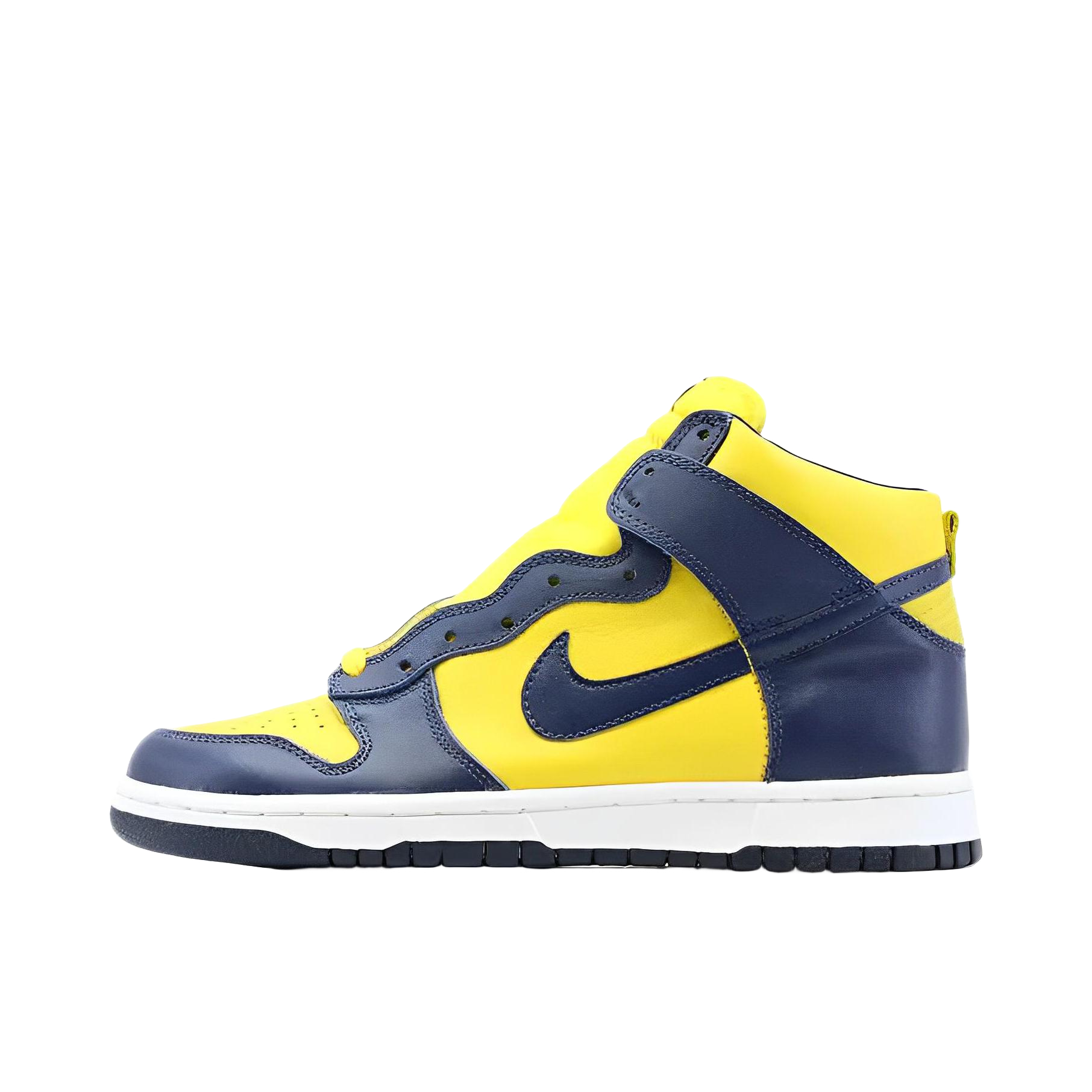 推荐商品：Nike Dunk 板鞋 经典复古百搭 男款/1998/高帮/黄色/蓝色