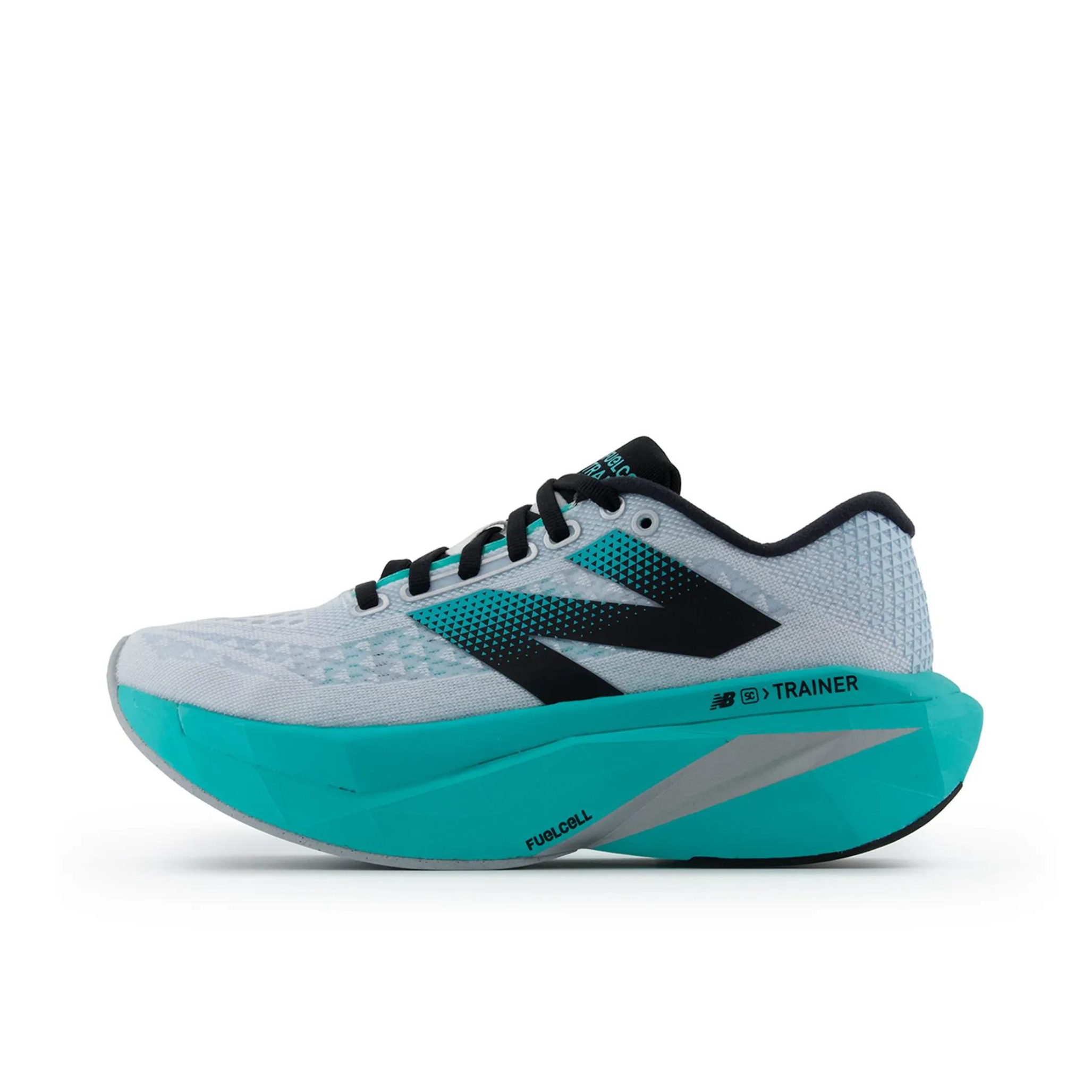 推荐商品：New Balance FuelCell SuperComp Trainer v3 跑鞋 轻量碳板系带防滑耐磨缓震复古公路短跑 女款/灰色/绿色/黑色