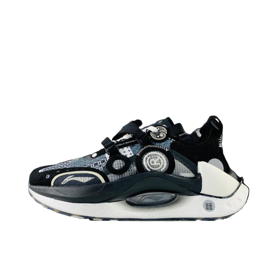 推荐商品：李宁 绝影CRC 运动休闲鞋 䨻科技耐磨潮流透气高回弹轻量织物 黑色/白色