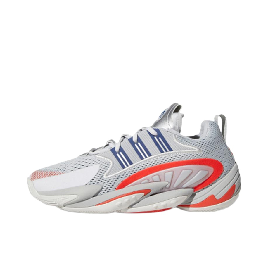 推荐商品：adidas Crazy BYW X 2.0 篮球鞋 实战训练减震回弹防滑耐磨复古 灰色/橙蓝/金属银