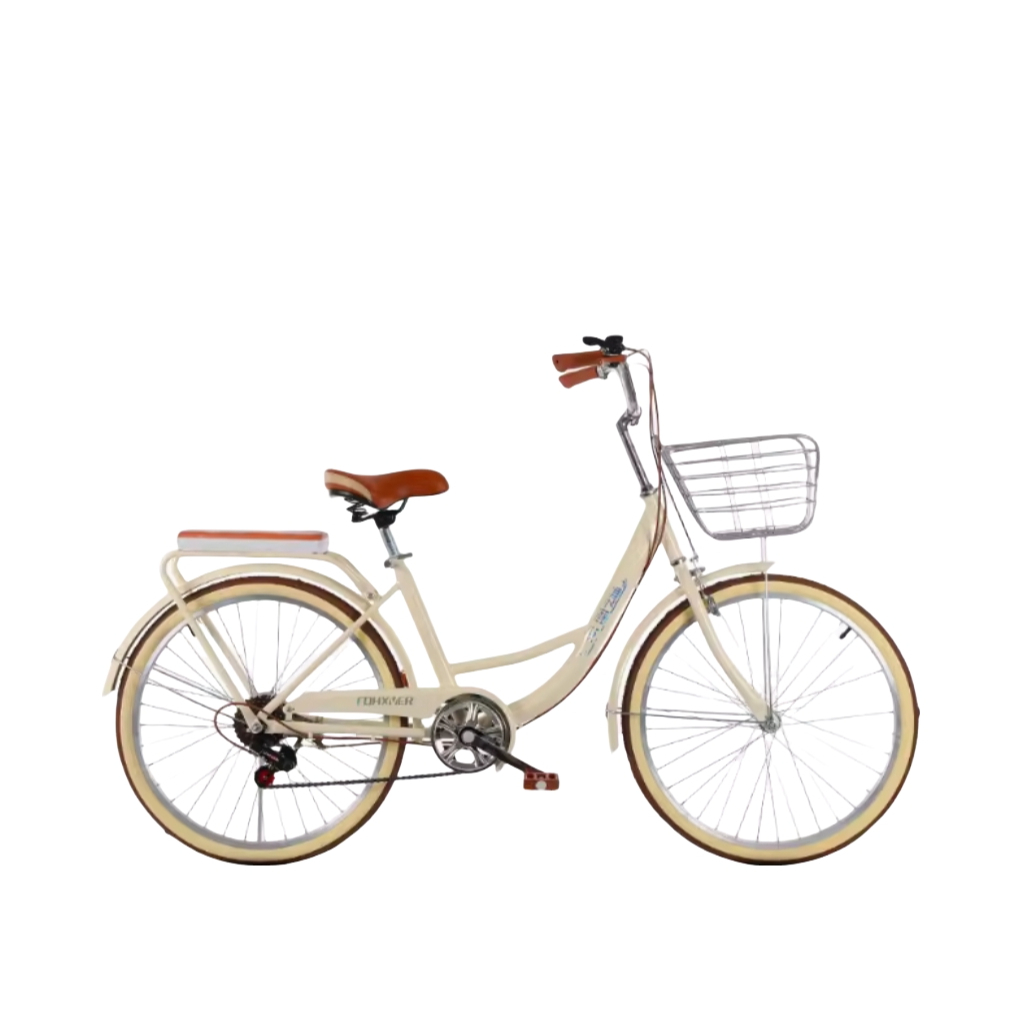 推荐商品：夙凰飞驰 高碳钢 变速 代步通勤 城市自行车