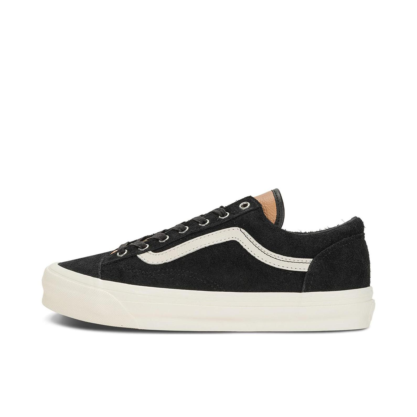推荐商品：Vans/范斯 Style 36 滑板鞋 板鞋 舒适轻便防滑耐磨复古百搭帆布拼接防水运动 黑色/深灰色