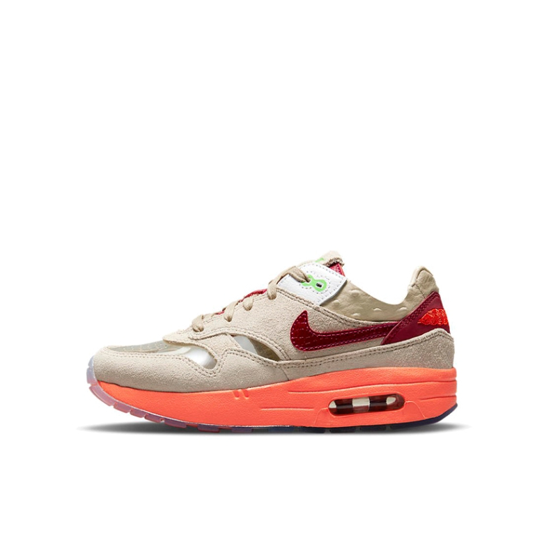 推荐商品：Nike Air Max 1 舒适缓震 防滑耐磨 复古百搭 运动鞋儿童 小童/CLOT联名/死亡之吻