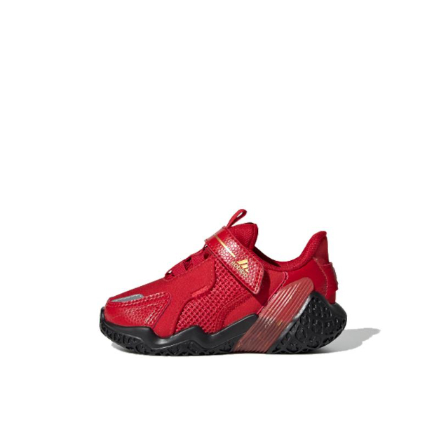 推荐商品：adidas 4uture Runner 防滑耐磨 舒适透气 休闲 魔术贴 运动鞋儿童 Red Black 婴童/红黑