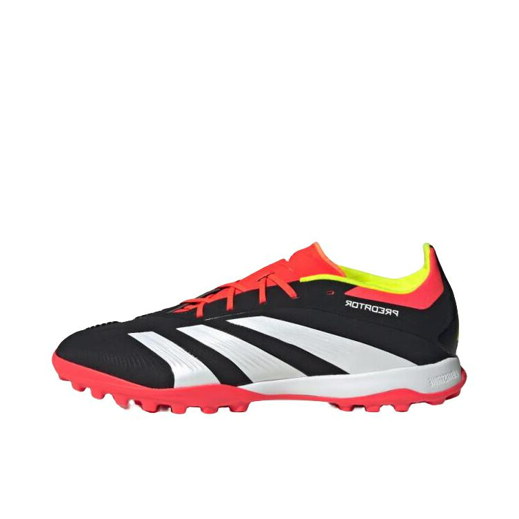 推荐商品：adidas Predator 24 Elite TF 足球鞋 顶级胶质碎钉人造草地室外硬地防滑耐磨 猎鹰/黑色/白色/橙色