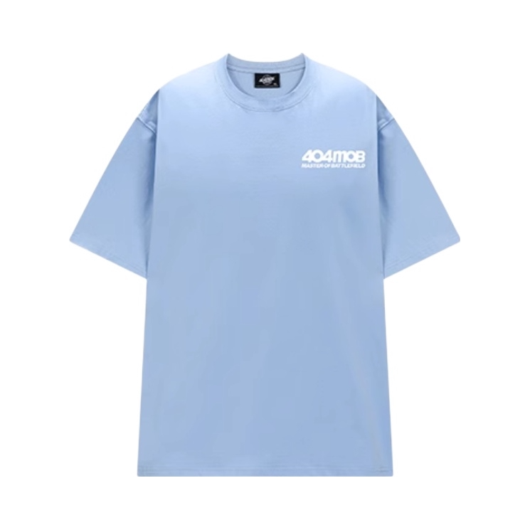 404MOB 美式小logo印花基础款字母短袖T恤 TTDX00109CJ