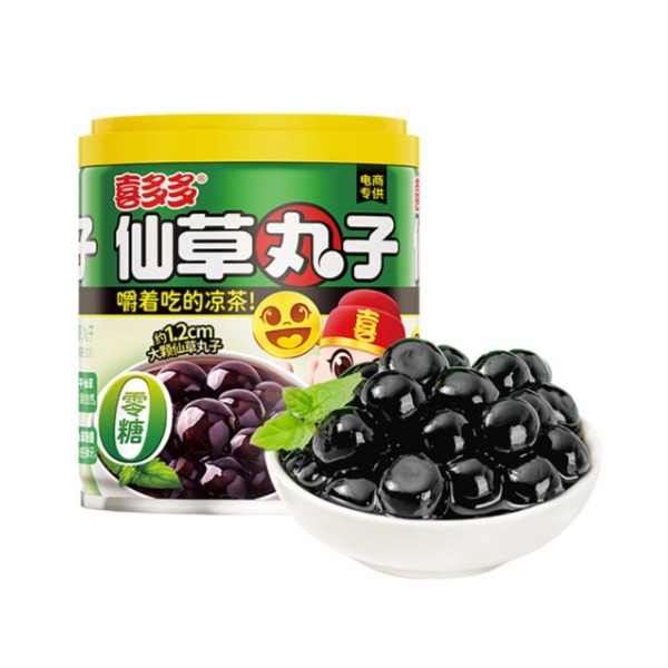 推荐商品：喜多多 仙草丸子 仙草罐头 罐装 凉茶奶茶清热降火