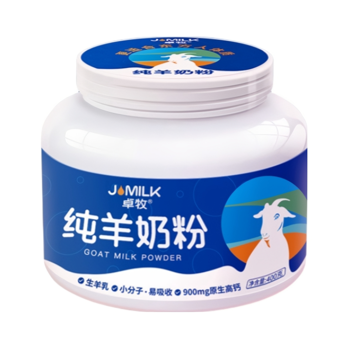 推荐商品：卓牧 纯羊奶粉 400g 罐装