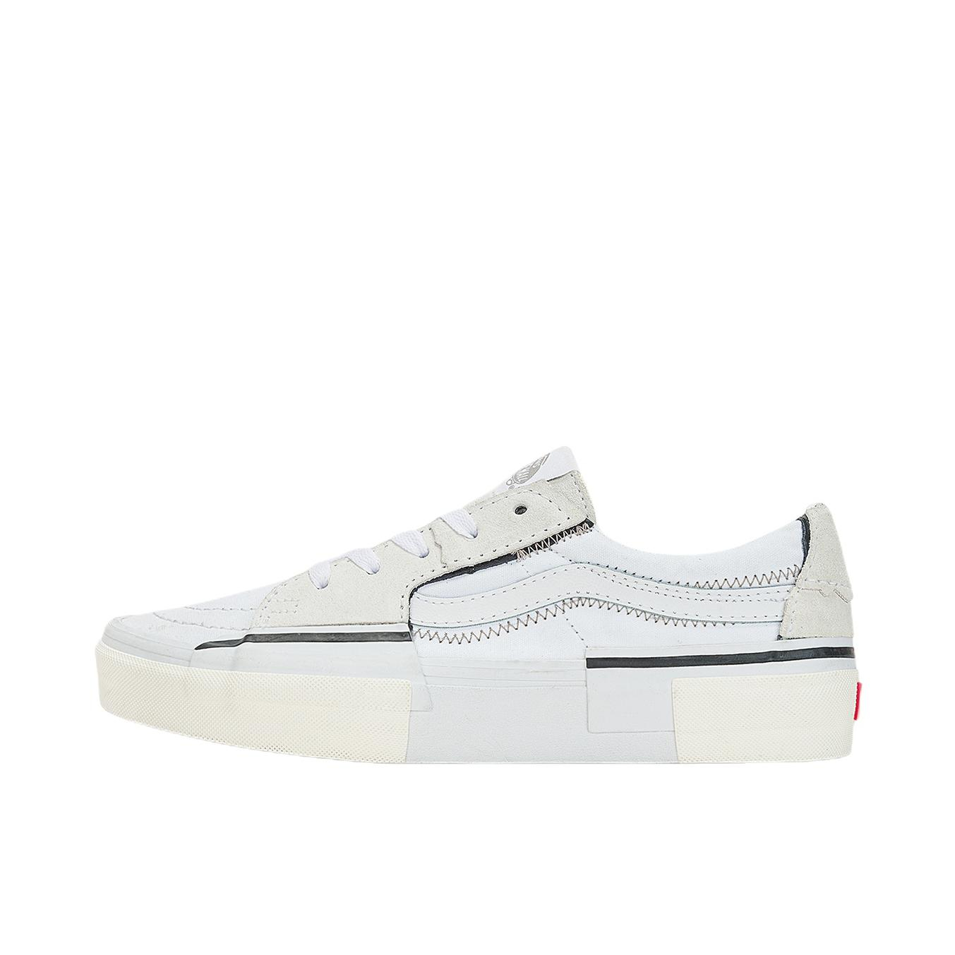 推荐商品：Vans/范斯 SK8-Low 板鞋 防滑耐磨舒适减震潮流拼接百搭休闲复古风帅气高街运动简约风薄底 拼接/白色