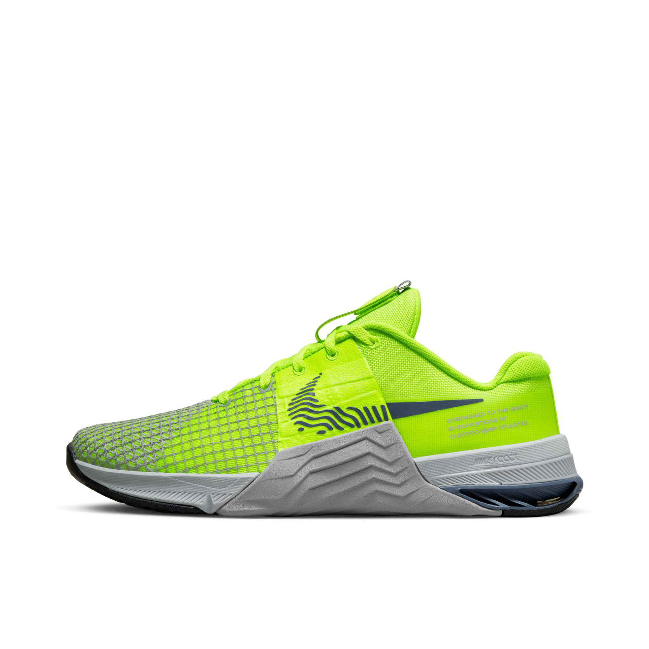 推荐商品：Nike Metcon 8 减震回弹 轻便透气 综合 耐磨防滑 训练鞋 绿色/灰色