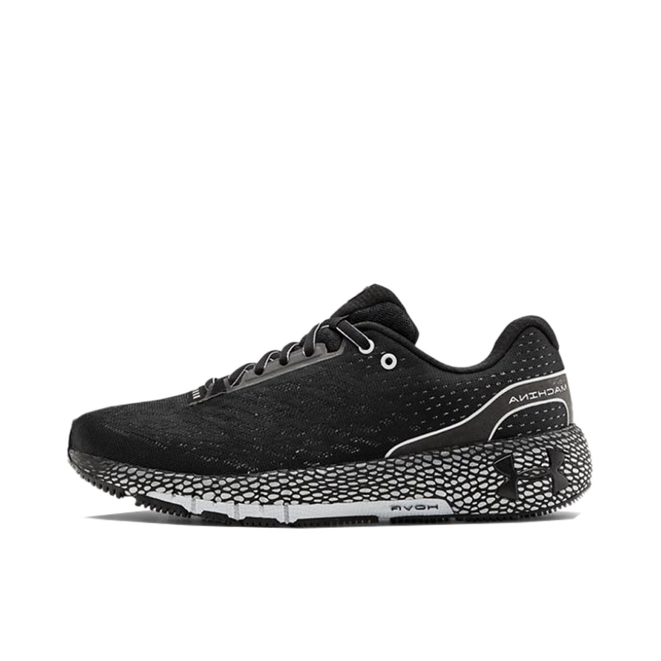 推荐商品：Under Armour/安德玛 Hovr Machina 健身训练 防滑耐磨 减震网面透气 运动 跑鞋 黑白