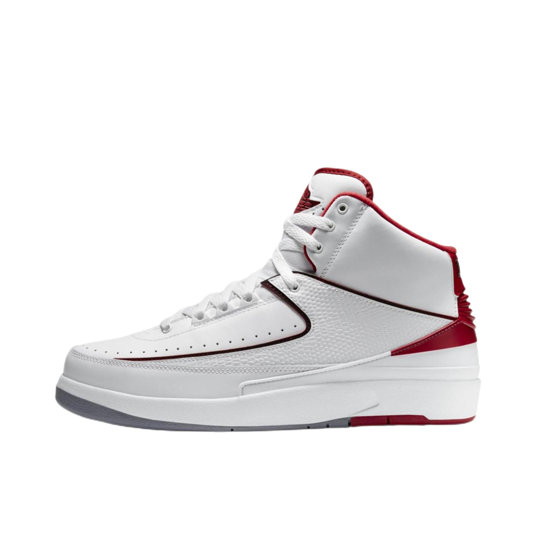 推荐商品：Air Jordan 2 运动休闲鞋 缓震防滑耐磨潮流复古包裹性 White Red 2014/白色/红色