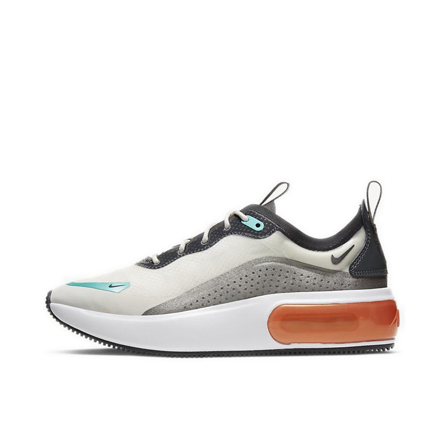 推荐商品：Nike ir Max Dia SE 运动休闲鞋 防滑耐磨舒适透气气垫缓震时尚潮流百搭复古织物 Grey/Orage 灰黑银/棕色