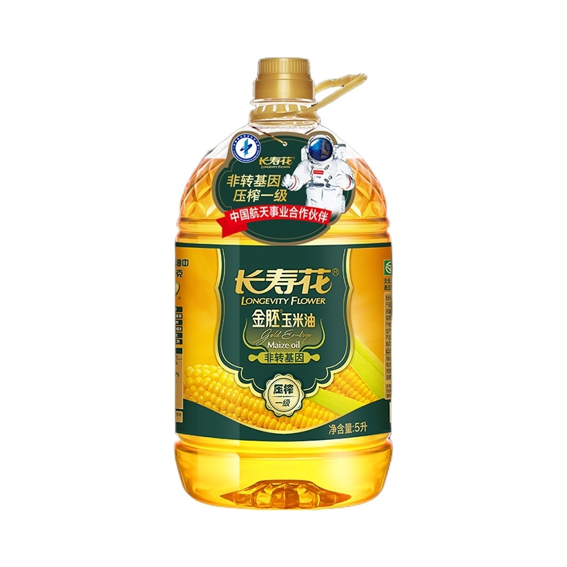 推荐商品：长寿花 压榨一级 金胚玉米油