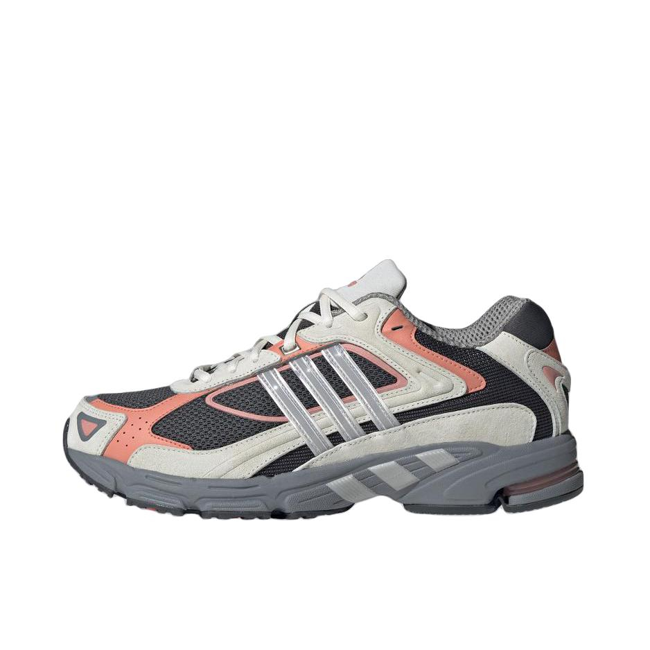 推荐商品：adidas Originals Response CL 防滑耐磨 舒适缓震 织物网面 复古 运动休闲鞋 老爹鞋 深灰色/米色/橘色
