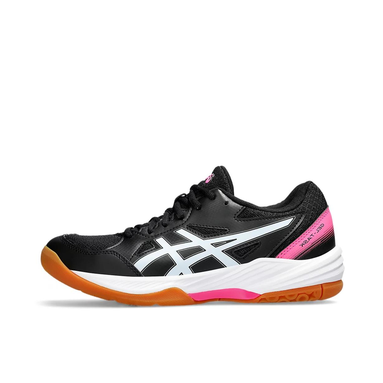 推荐商品：Asics/亚瑟士 Gel-Task 3 轻量缓震 耐磨防滑 透气 舒适抓地 排球鞋 男款/墨黑/粉色