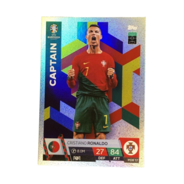 推荐商品：Topps C罗 2024欧洲杯 葡萄牙 队长特卡 皇马 传奇 球星卡 卡品通行 体育卡 卡牌