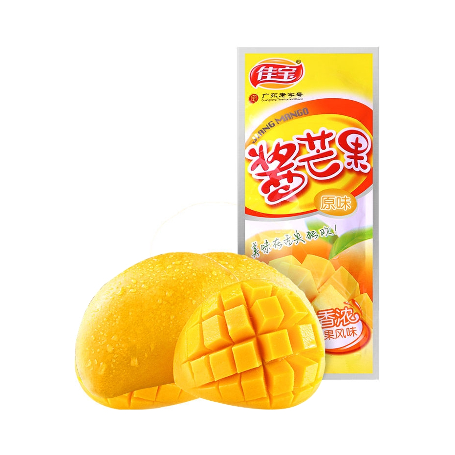 推荐商品：佳宝 原味酱芒果 袋装 酸甜九制怀旧8090后解馋追剧厚切 15g