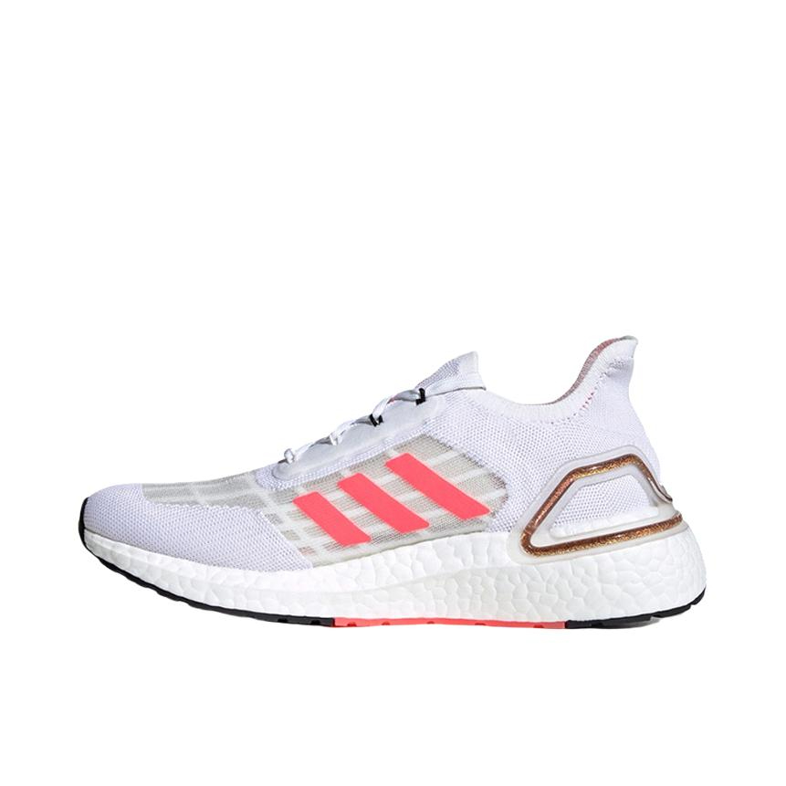 推荐商品：adidas UltraBoost S.Rdy 跑鞋 防滑耐磨舒适轻便透气织物圆头抗扭转 女款/白色/灰色/粉色
