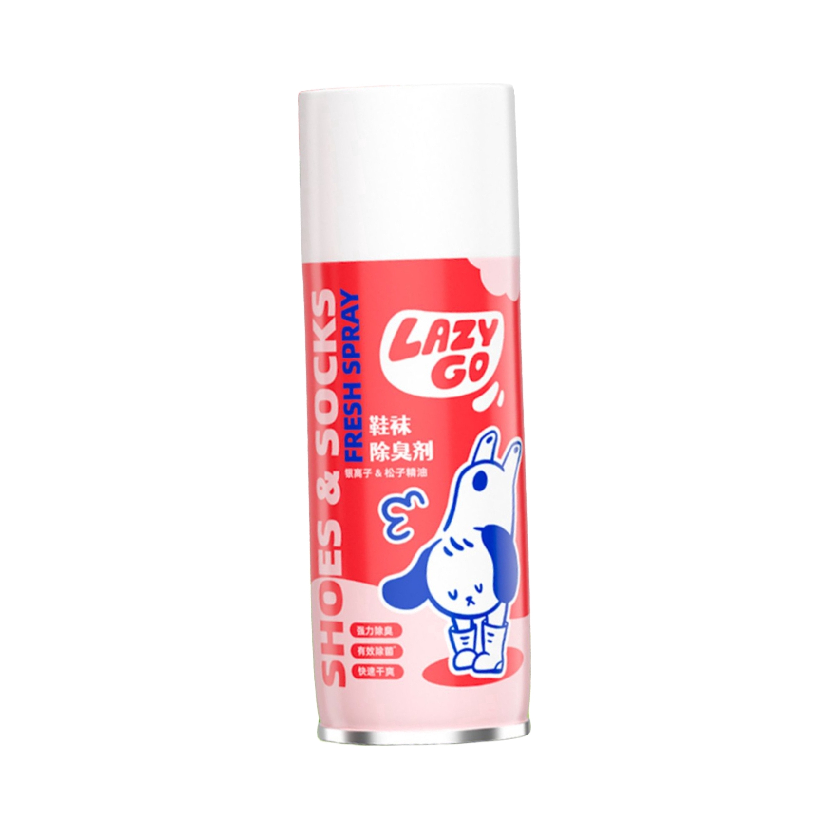 推荐商品：lAzYGO 鞋子除臭喷雾 260ml 瓶装 消毒杀菌