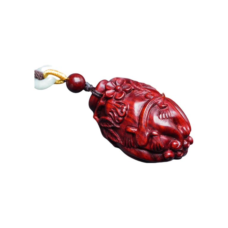 推荐商品：苏小北 龙头貔貅富甲天下小叶紫檀把件 SX190704