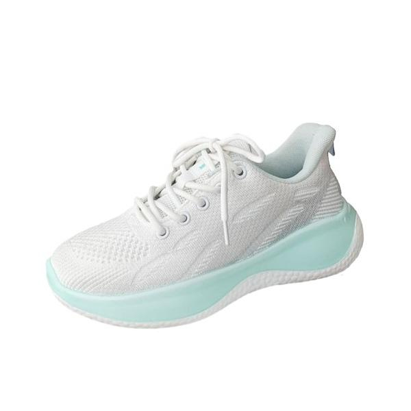 推荐商品：回力 网面透气 飞织 舒适耐磨 回弹软底 时尚简约 休闲鞋 WXY-0991 白色/绿色