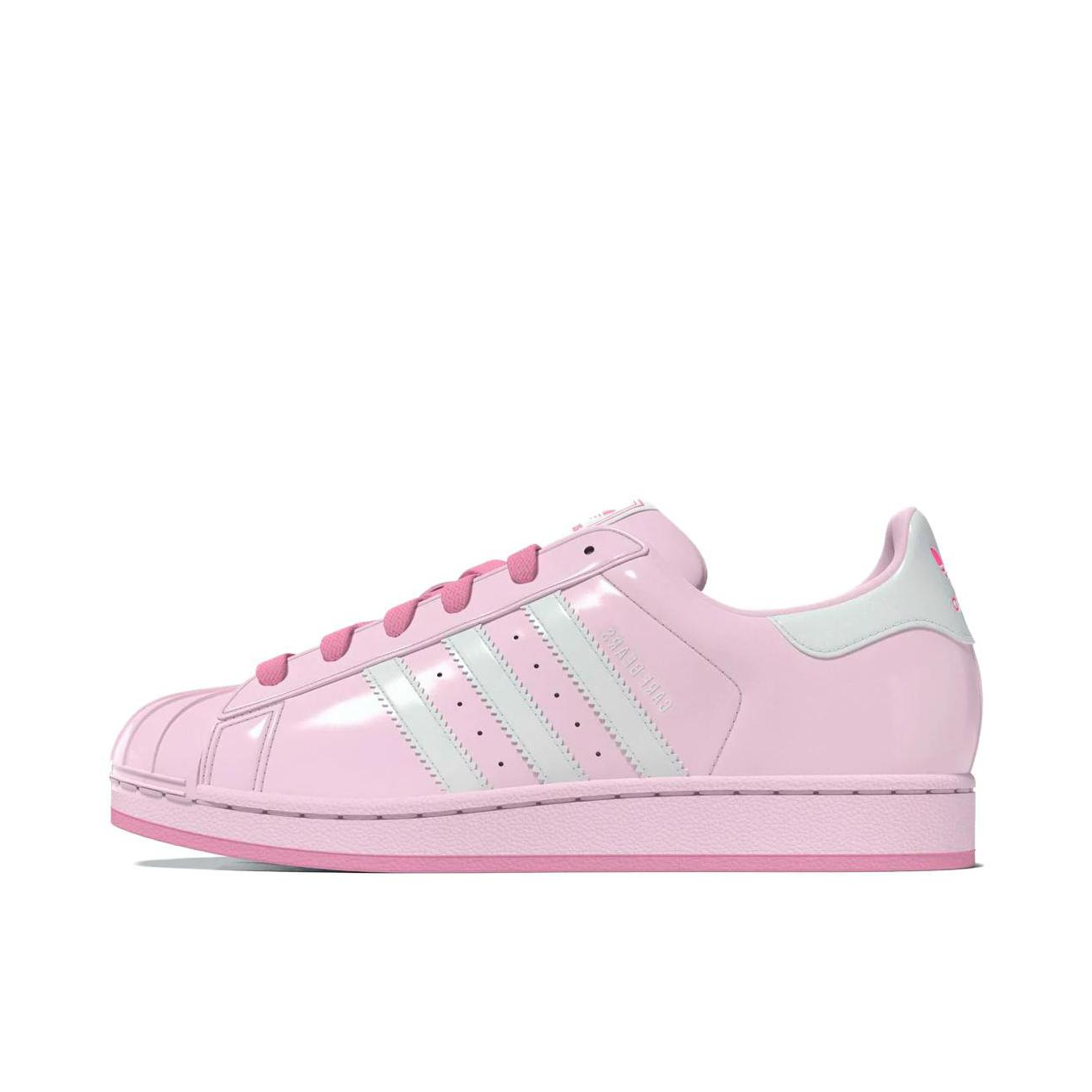 推荐商品：adidas Originals Superstar 2 板鞋 复古防滑耐磨贝壳头贴合圆头支撑 低帮/粉色