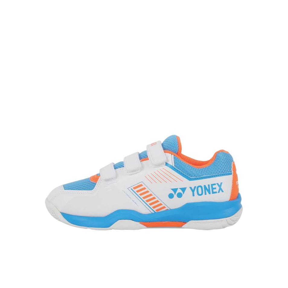 推荐商品：YONEX/尤尼克斯 减震耐磨 魔术贴 运动鞋儿童 SHBSF1JBEX 小童/白色/蓝色