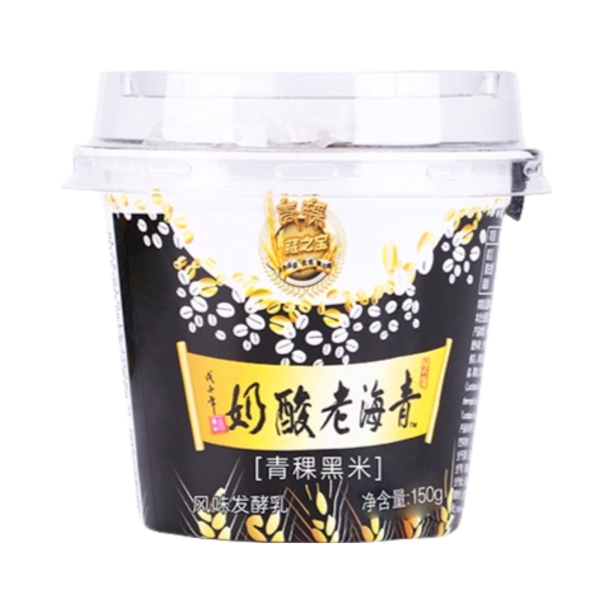 推荐商品：小西牛 青海老酸奶 150g 杯装 青稞黑米