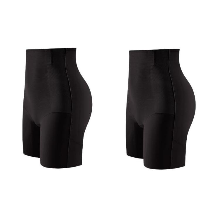 推荐商品：Aosmanna/奥丝曼娜 收腹高腰莱卡无痕紧身裤 女装 6835 黑/2条装