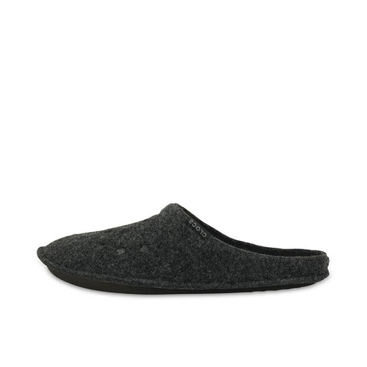 推荐商品：Crocs/卡骆驰 Baya Slipper 防滑轻便 休闲 包头 软底 保暖 冬季拖鞋 灰色/黑色