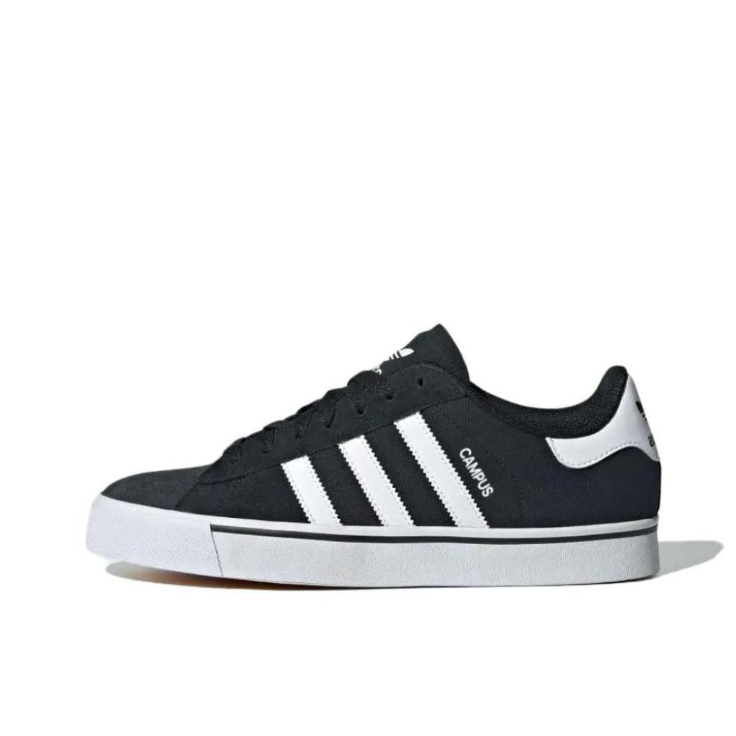 推荐商品：adidas Originals Campus 板鞋 防滑耐磨舒适百搭复古休闲 核心黑色/白色