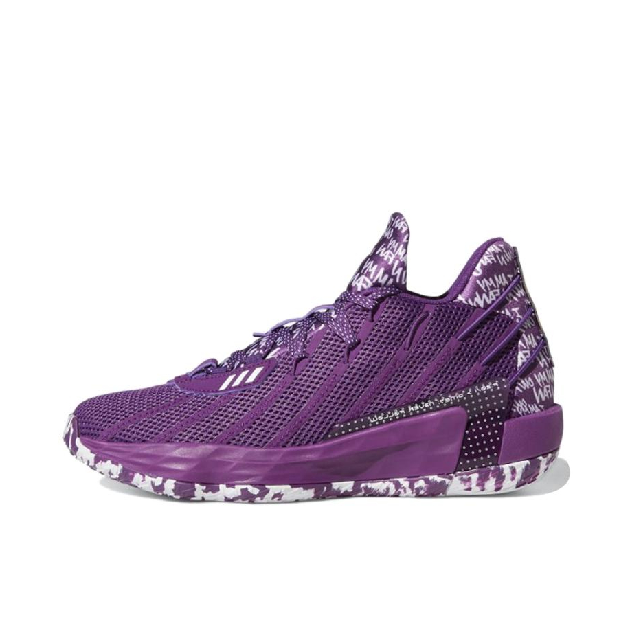 推荐商品：adidas Dame 7 利拉德 篮球鞋 实战训练缓震回弹防滑耐磨透气 紫色