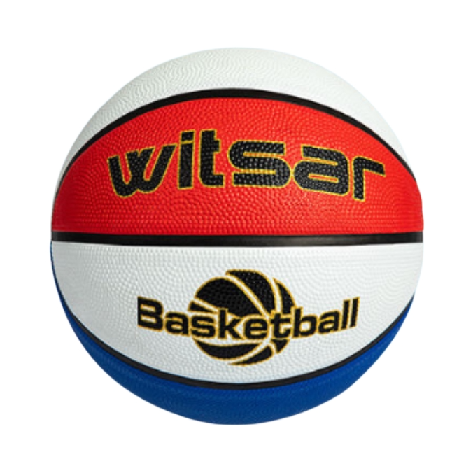 推荐商品：WITSAR 训练娱乐 比赛用球 合成橡胶篮球