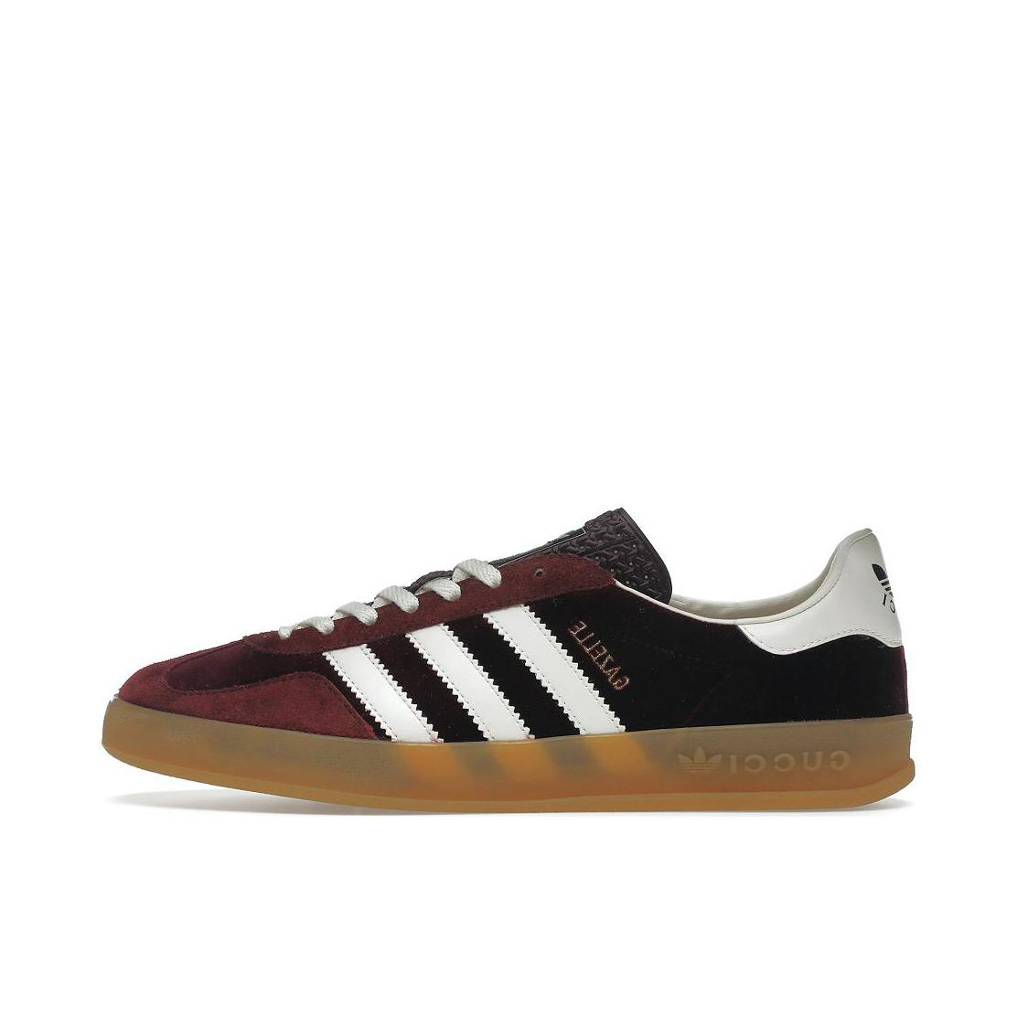 推荐商品：adidas Originals Gazelle T头鞋 德训鞋 板鞋 轻便复古薄底舒适百搭减震耐磨贴合圆头 GUCCI联名/红色/白色