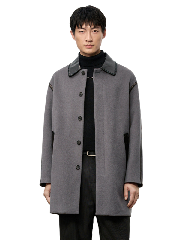 推荐商品：SINBOS   羊毛呢子商务保暖毛呢外套 TMS2XS2230SX 灰/预售7天发货