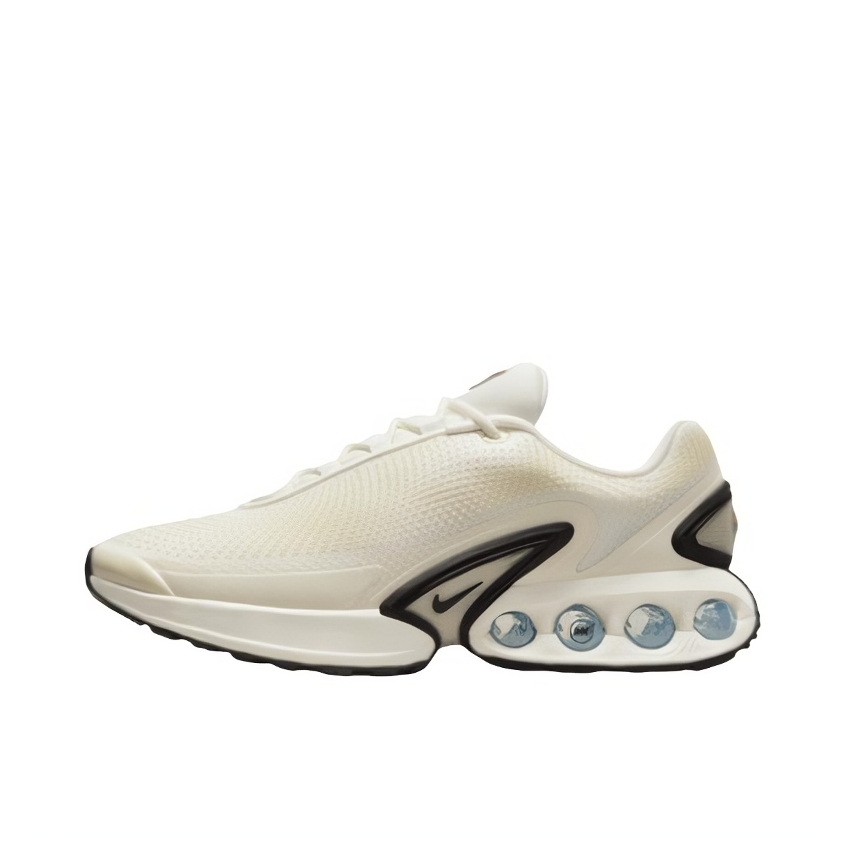 推荐商品：Nike Air Max Dn 运动休闲鞋 柔软防滑耐磨缓震回弹支撑网布透气低帮平跟贴合 帆白/椰奶色/海滩浅黄/黑色