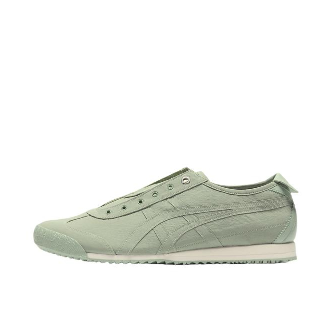 推荐商品：Onitsuka Tiger/鬼塚虎 Mexico 66 Slip-on 懒人鞋 德训鞋 运动休闲鞋 复古轻便透气一脚蹬舒适百搭 翠绿色