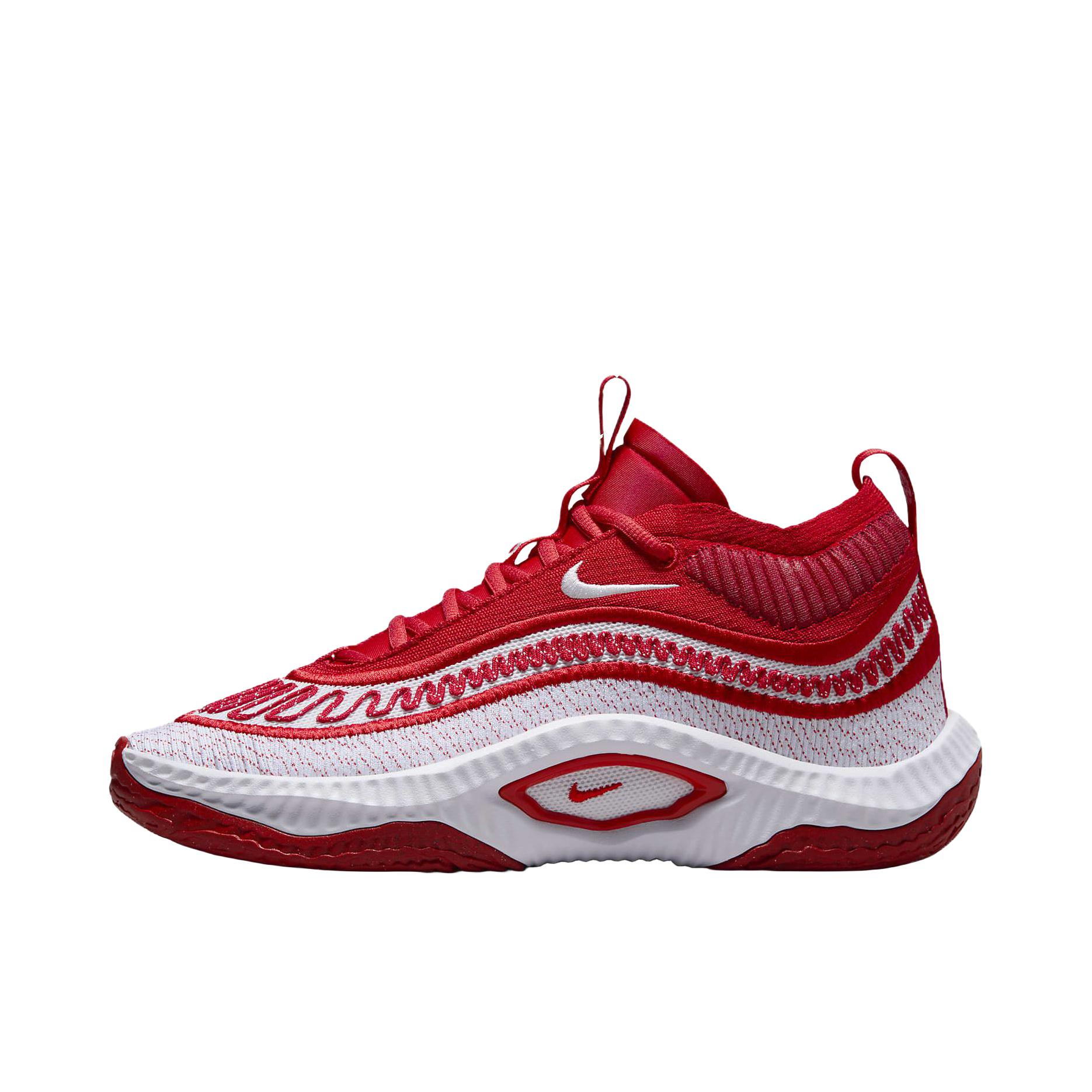 推荐商品：Nike Cosmic Unity 3 舒适透气 耐磨减震 轻便回弹 抗扭 时尚百搭 篮球鞋 红色/白色