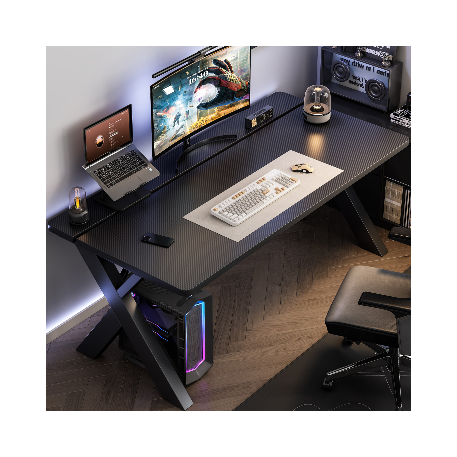 推荐商品：月烨 简约 实木生态板 电脑桌