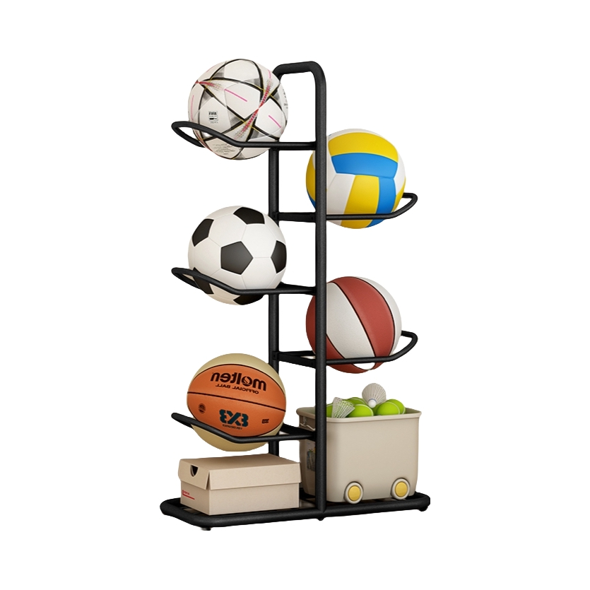 推荐商品：MILA CHIC/乐米拉 家用球类 置物架 收纳筐 篮球架 